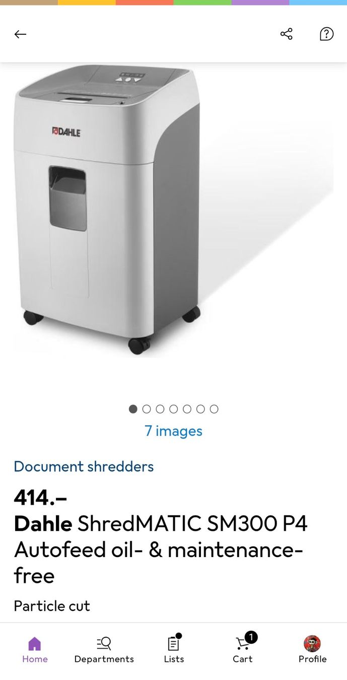 Tutte le macchine: Dahle ShredMATIC SM 300 P4 – Usato da triesenberg venduto da Hosman1 2