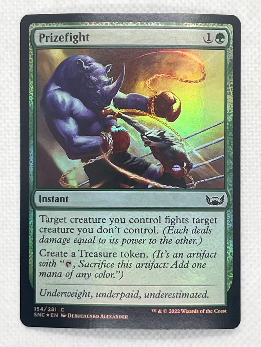 Magic The Gathering Carte collezionabili: MTG Prizefight SNC 154 Englisch Common Foil – Usato da Hinterkappelen venduto da Kim1992