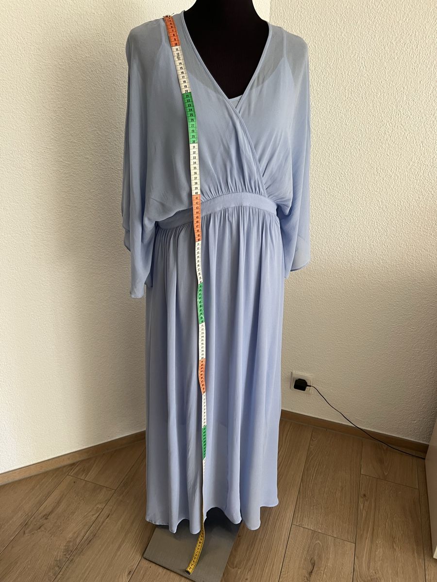 Vestiti: Maxikleid SECOND FEMALE Tulipa blau Grösse L  – Usato da Luzern venduto da suhamadlun 6