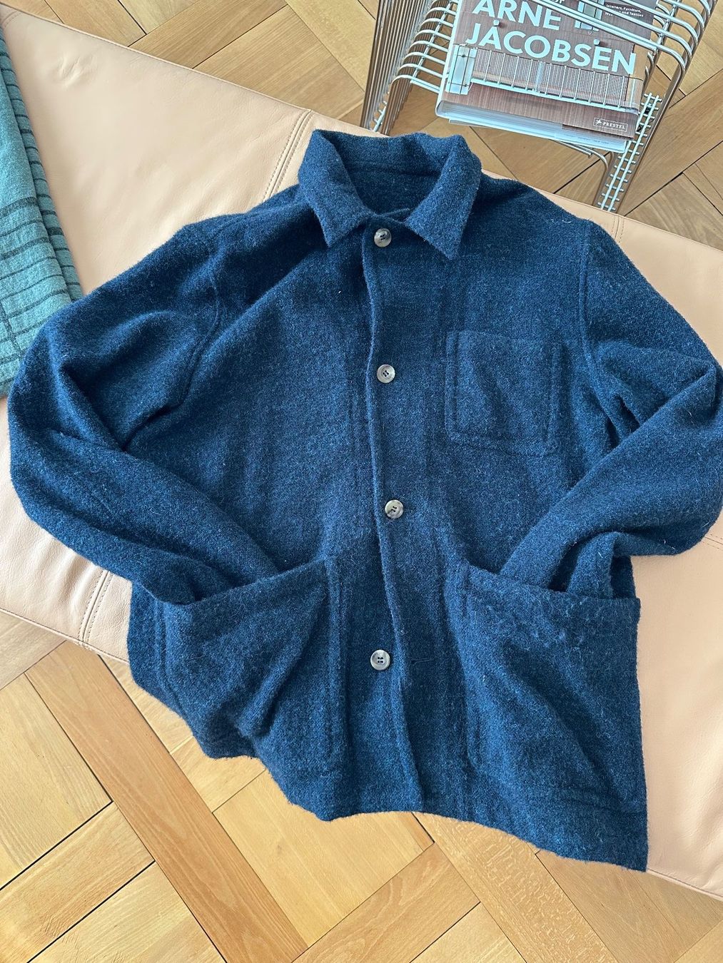 Giacche: The Anthology Lazyman Jacket Gr 48 Navy/Teal Bouclé – Nuovo (secondo la descrizione) da Zürich venduto da Michael_CK 1