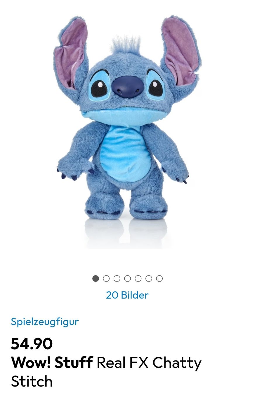Disney Puppen: Stitch Plüschtier/Handpuppe  – Gebraucht aus Winznau von soli9 1