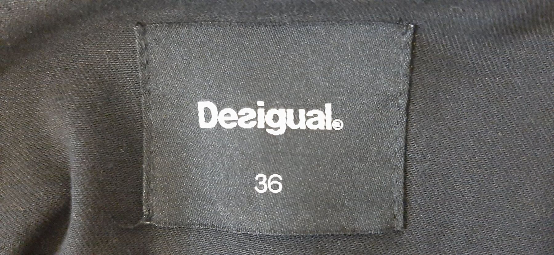 Desigual Giacche: Coole Desigual-Jacke Gr. 36 mit Strickärmeln – Usato da Hondrich venduto da majululu71 3
