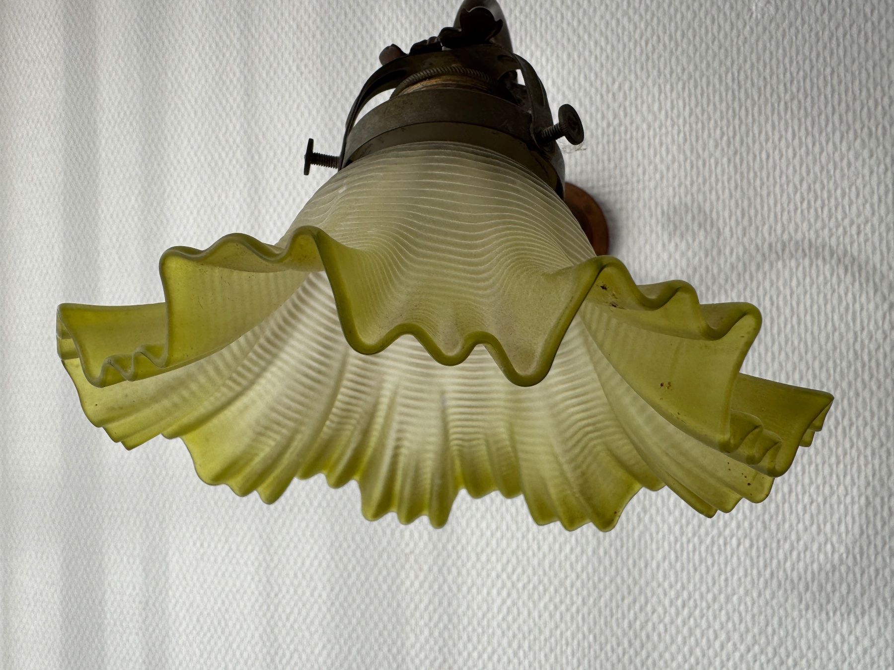 Lampade: Wandlampe mit Glasschirm Jugendstil – Usato da Egg b. Zürich venduto da chantilly-lace 2