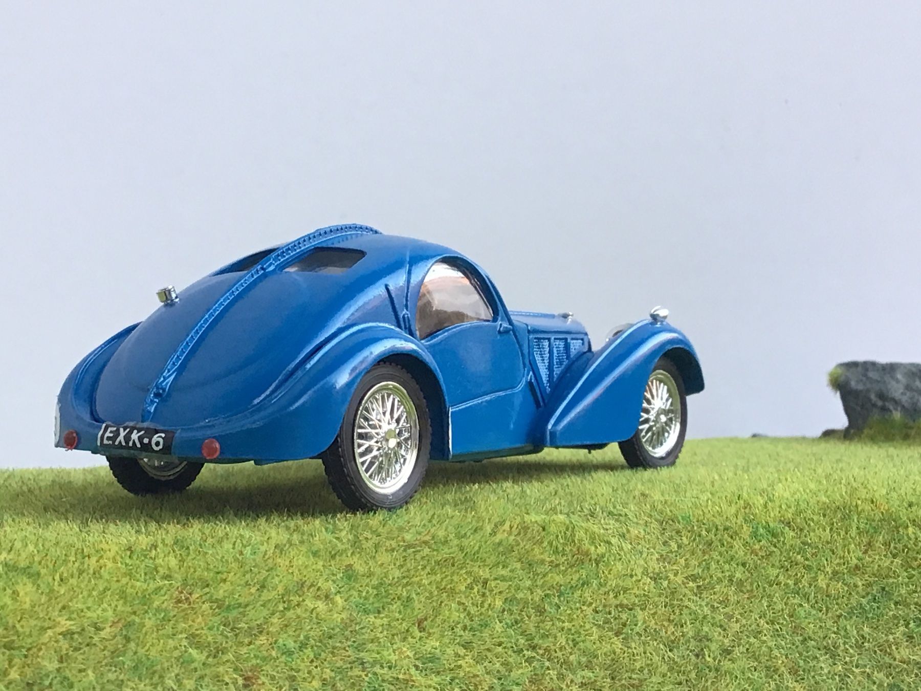 Brumm Modellautos: Bugatti 57SC Atlantic, Modellauto, blau, Brumm 1:43 – Gebraucht aus Männedorf von Spezial-Modelle 1