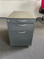 Büro Rollcontainer Metall dunkelgrau