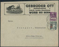 1914 - Privatganzsache - Brief - Tell - Tellknabe - Worb BE