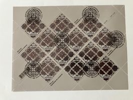 750 Jahre  Kathedrale Lausanne, mit Stempel