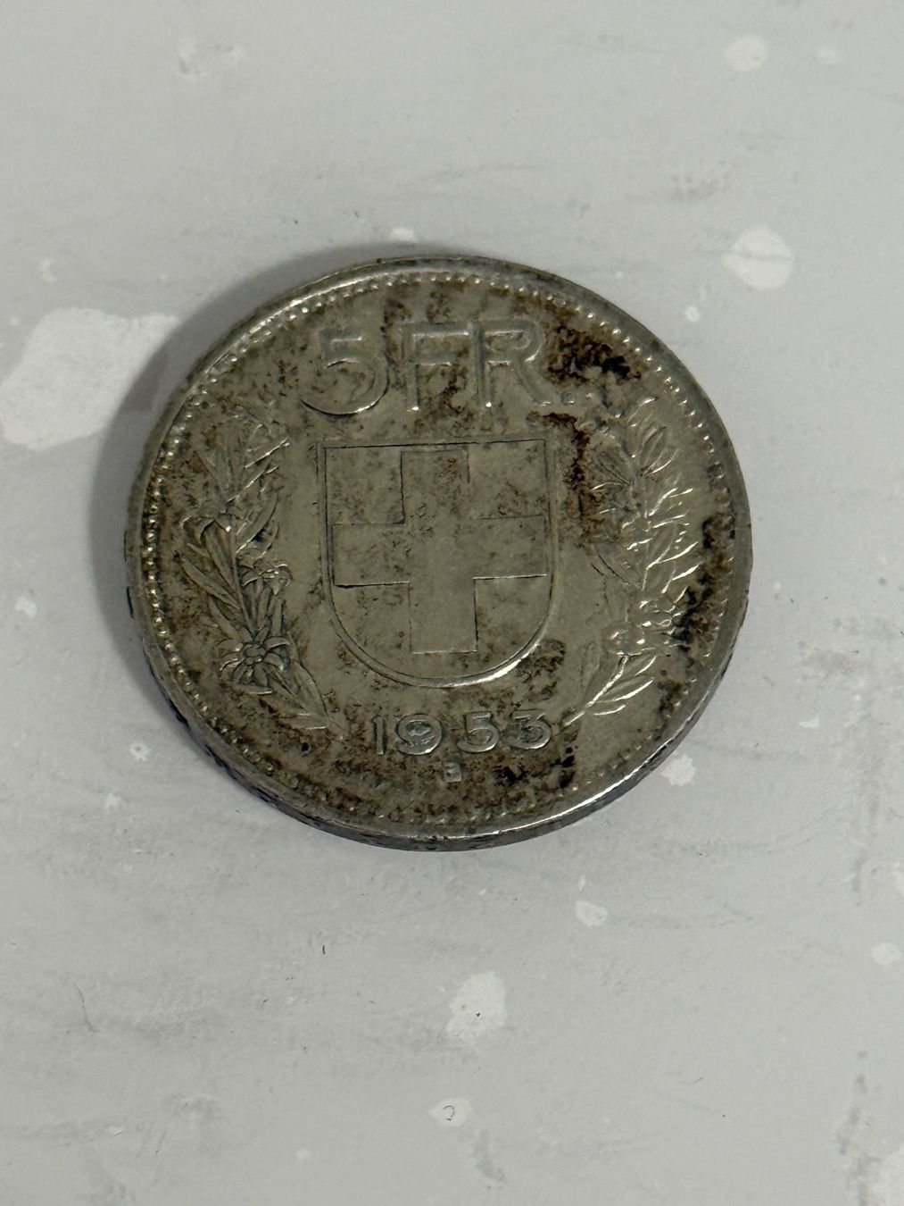 Alle Münzen: 5 Franken 1953  Silber – Gebraucht aus Wallisellen von SWISS_SILVER1