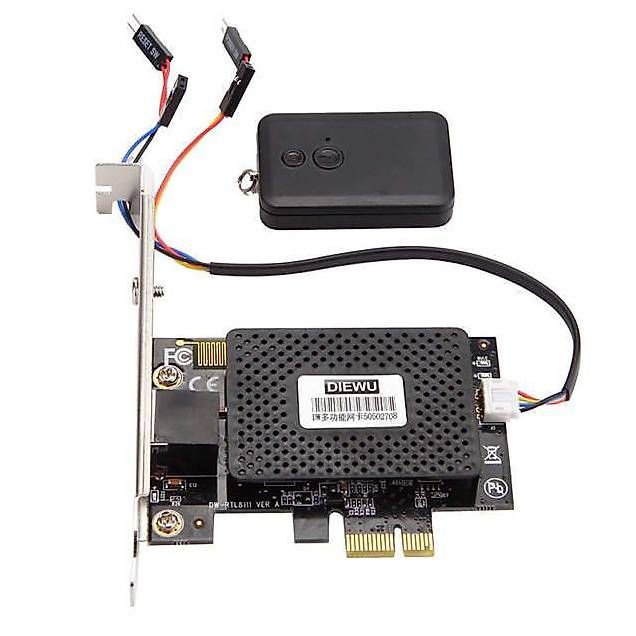 Lecteurs & Adaptateurs: Kabellose PC Fernbedienung inklusive PCI-E Netzwerkadapter – Neuf (Voir description) à Schliern b. Köniz par DefProduct