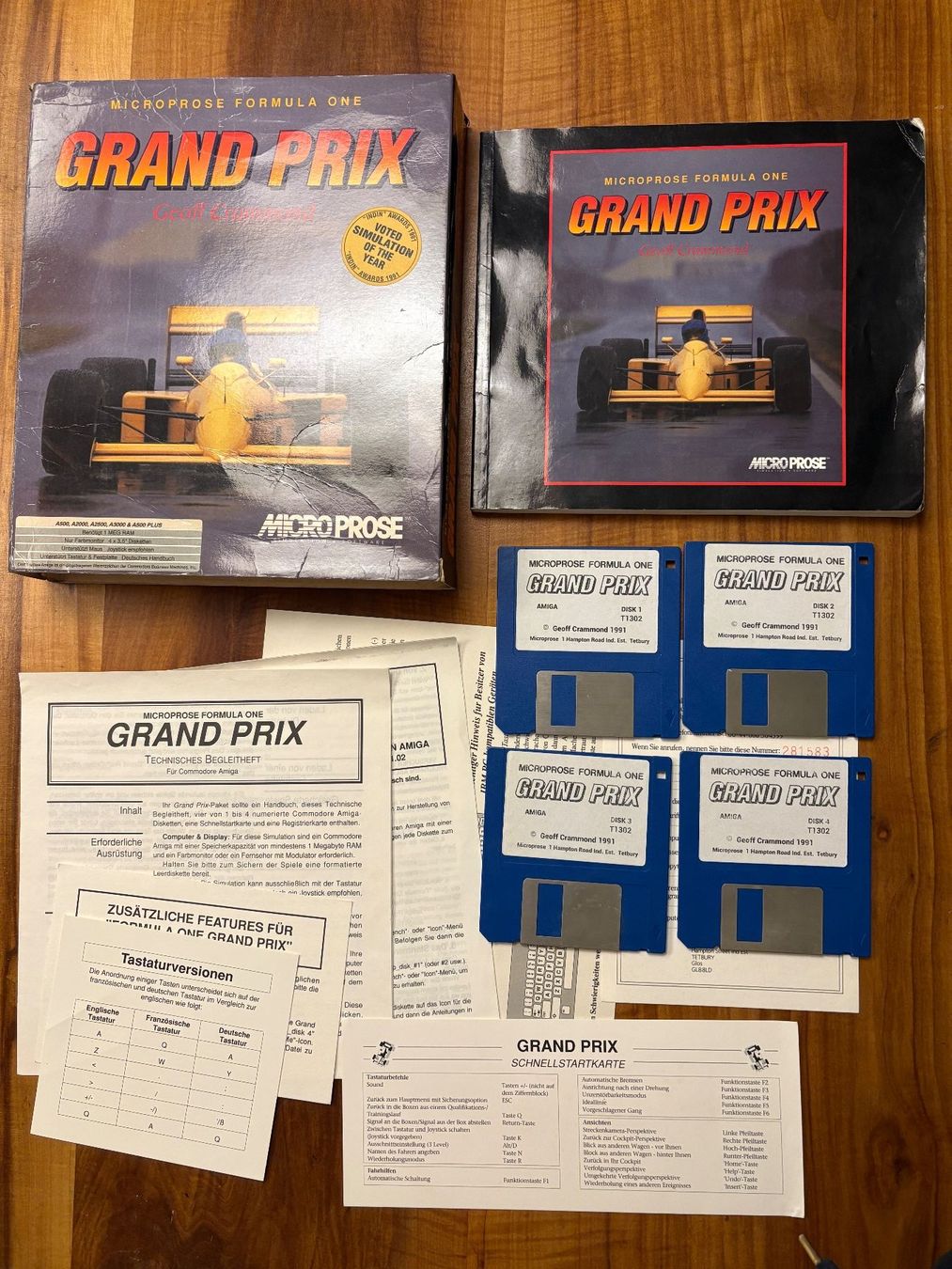 Giochi: Amiga Spiel: Microprose Formula One Grand Prix – Usato da Niederhasli venduto da Manuf0 1