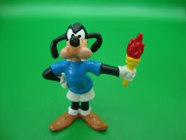 GOOFY ALS FACKELTRÄGER SPROTGOOFY 1984 BULLY DISNEY PROD.7CM