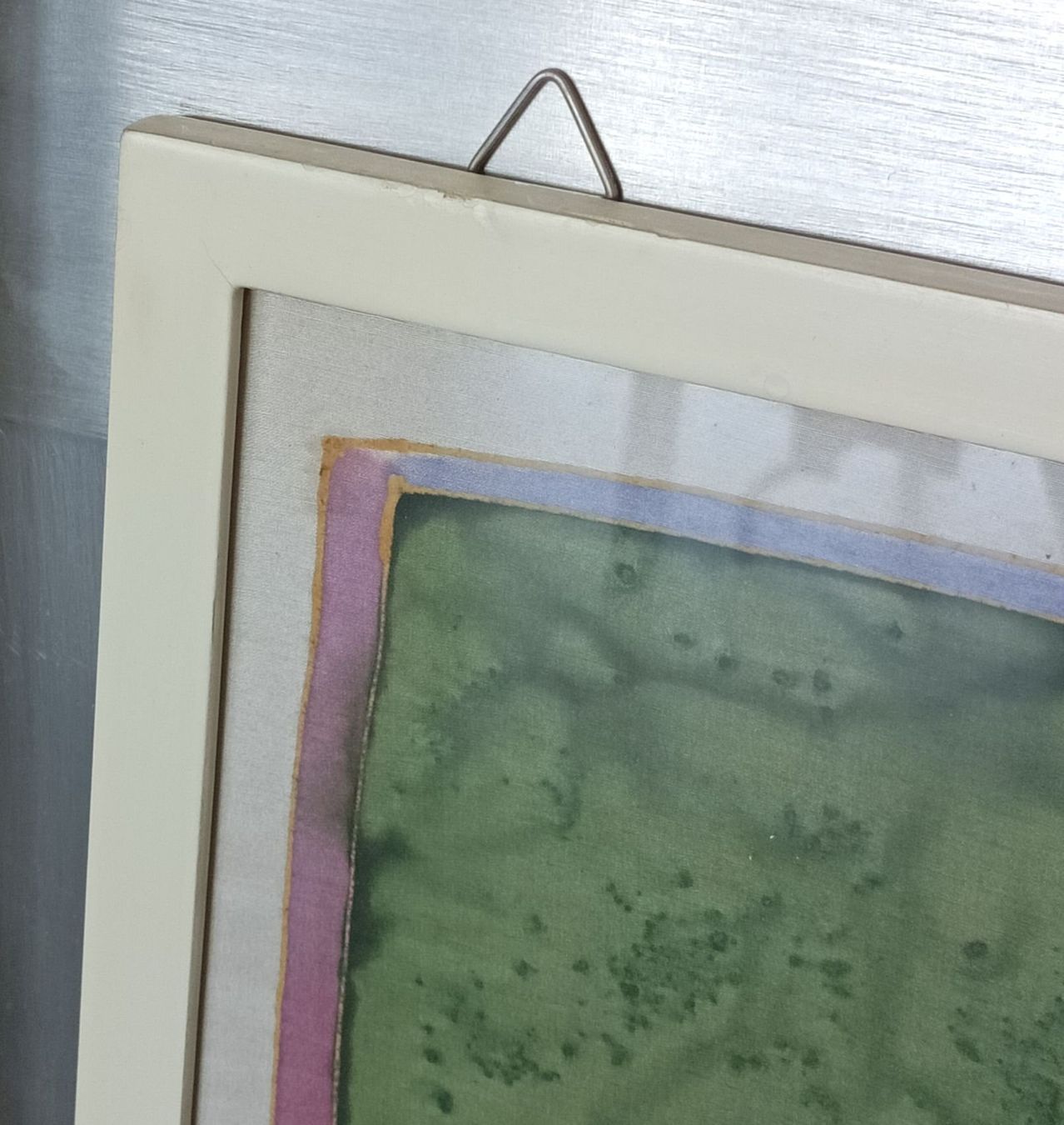 Dipinti: Nr166 Grossformatiges Seidenbild mit Mohnkapseln Schlafmohn – Usato da Teufen ZH venduto da bee50two 1