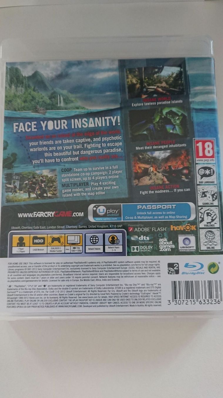 Sony Giochi: FarCry 3 – Usato da Lyss venduto da balu113 1
