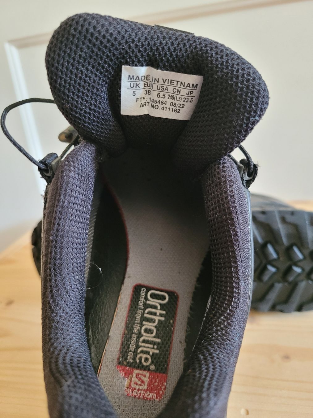 Salomon Scarpe da uomo: Salomon XA Pro 3D Trekkingschuhe Gr. 38 Schwarz – Usato da Langnau i. E. venduto da wuezze 2
