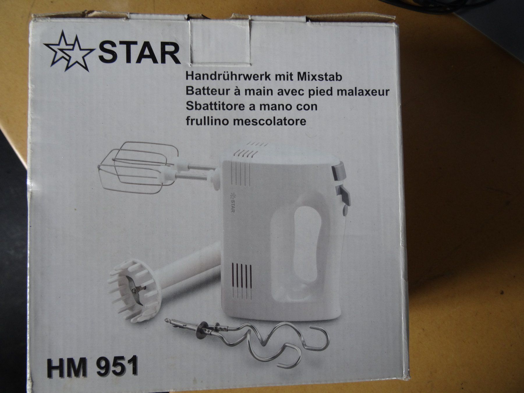 Elettrodomestici da cucina: Mio Star - Handrührwerk mit Mixstab HM951 – Nuovo e nell'imballaggio originale da Brügg BE venduto da TSP02