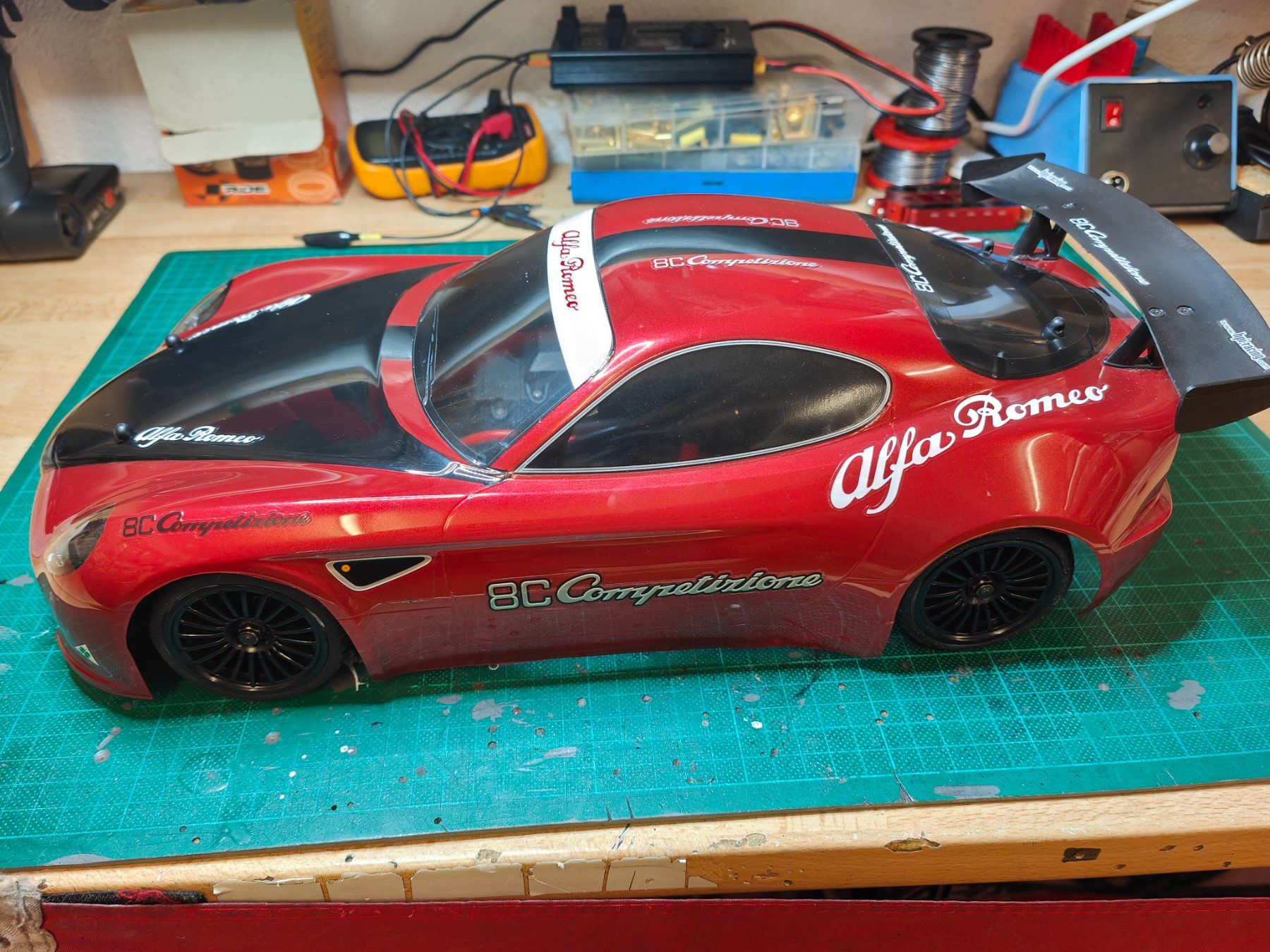 RC Kits de montage: HPI Karo Alfa Competition C8 mit LED – D'occasion à Hirschthal par rc-xdreams 1