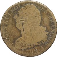 Frankreich Königreich : 2 Sols - Louis XVI 1792
