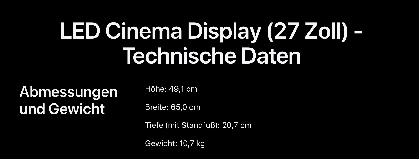Apple Monitor: Apple Cinema Display 27" – Usato da Sulgen venduto da Pit46 2