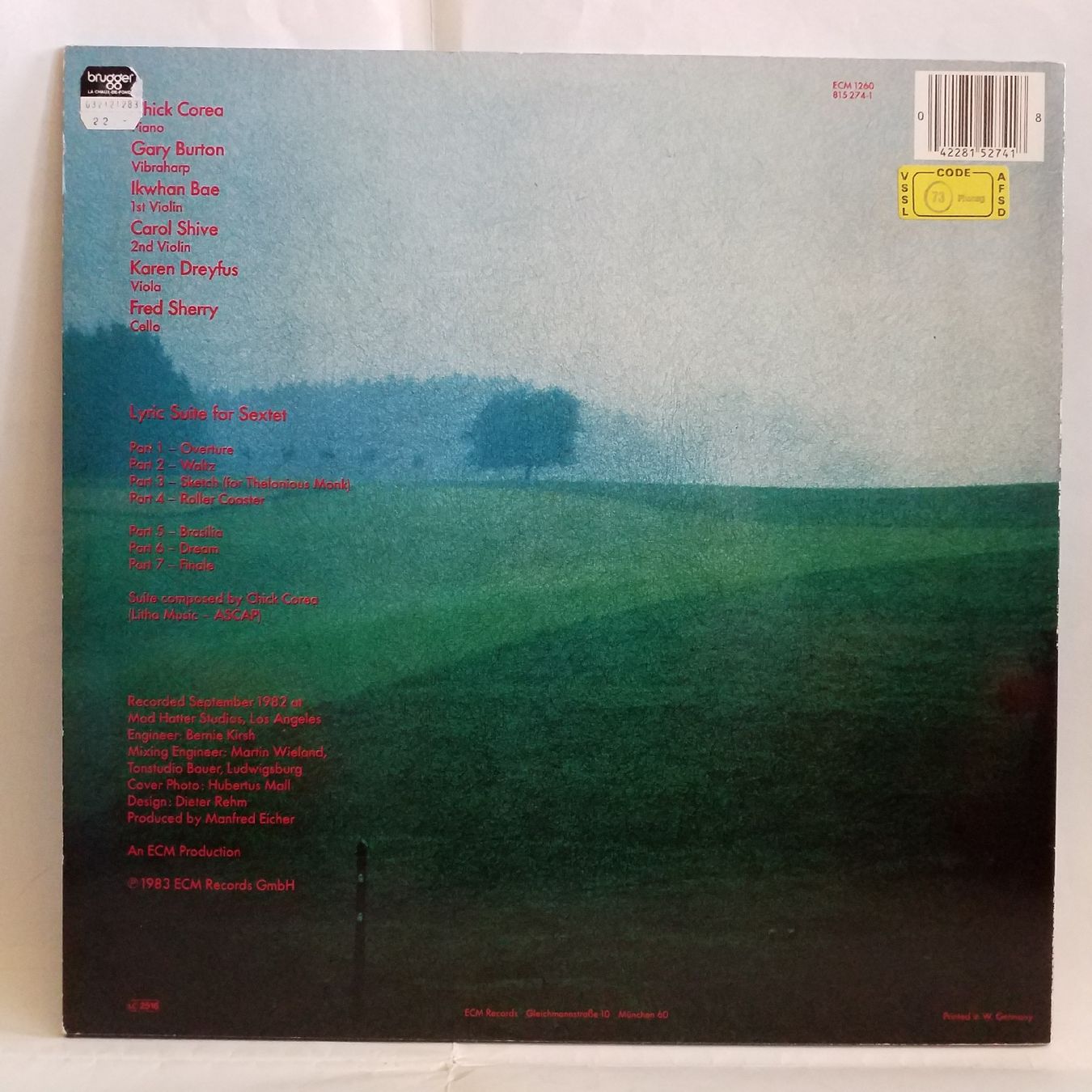 Dischi in vinile: CHICK COREA - GARY BURTON,  lyric ........ 1st 1983  - NEW - – Nuovo (secondo la descrizione) da Yverdon-les-Bains venduto da Jacotreut 1