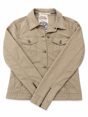 NILE atelier Jeansjacke Damen M beige