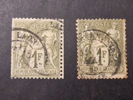 Briefmarken Frankreich 1F antik