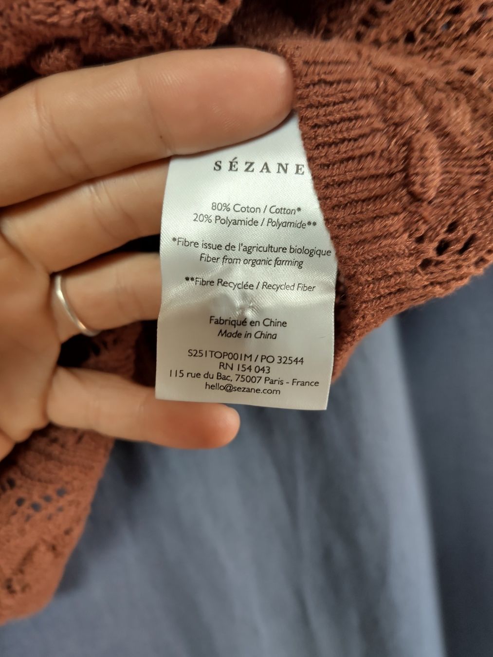 Sezane Top: Sézane top Francisco S – Nuovo (secondo la descrizione) da Losone venduto da Nani_the_BEST 3