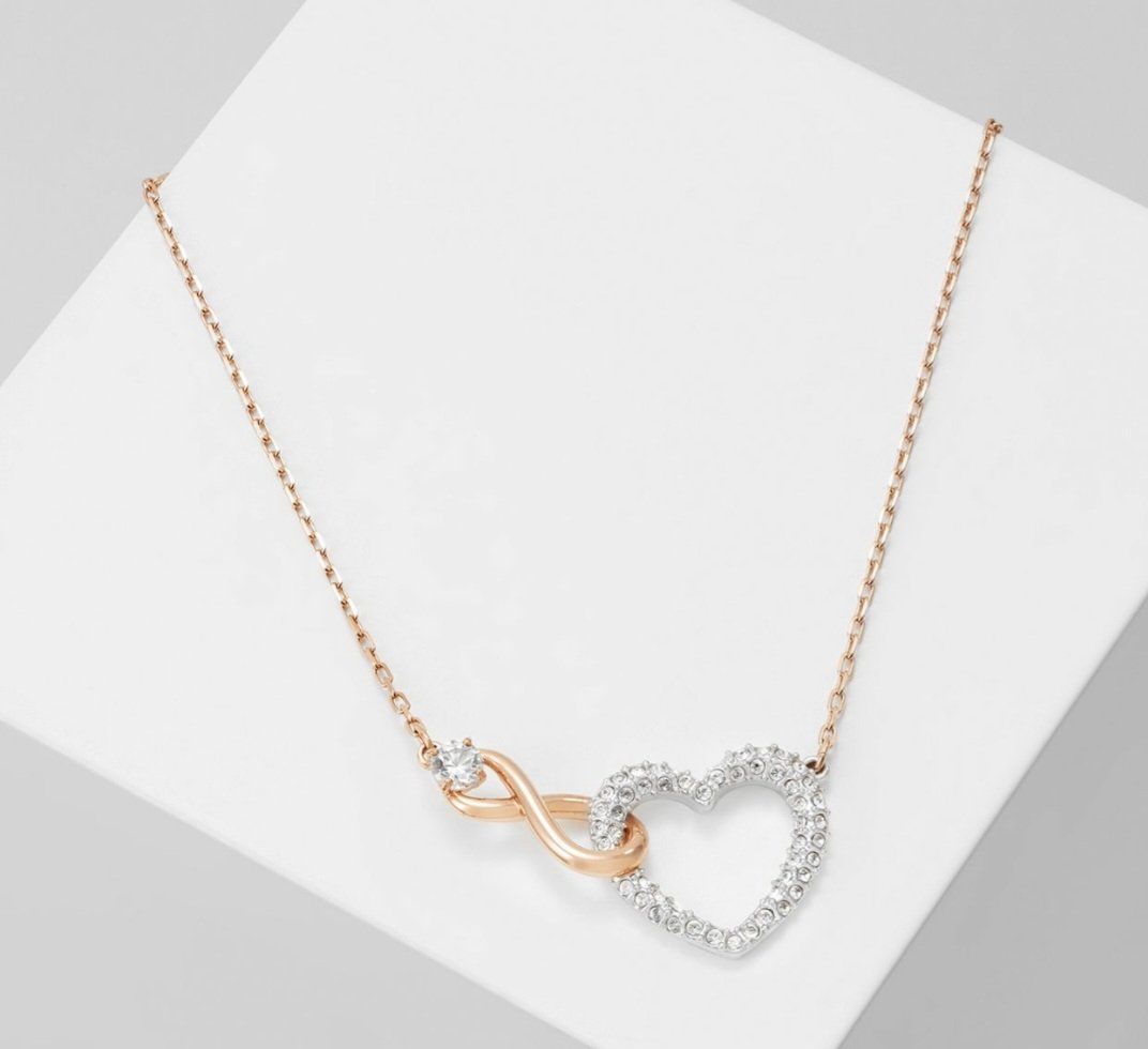 Swarovski Catenine: Collier Swarovski Infinity - Infini et cœur – Nuovo e nell'imballaggio originale da Neuchâtel venduto da Rachel_A 2