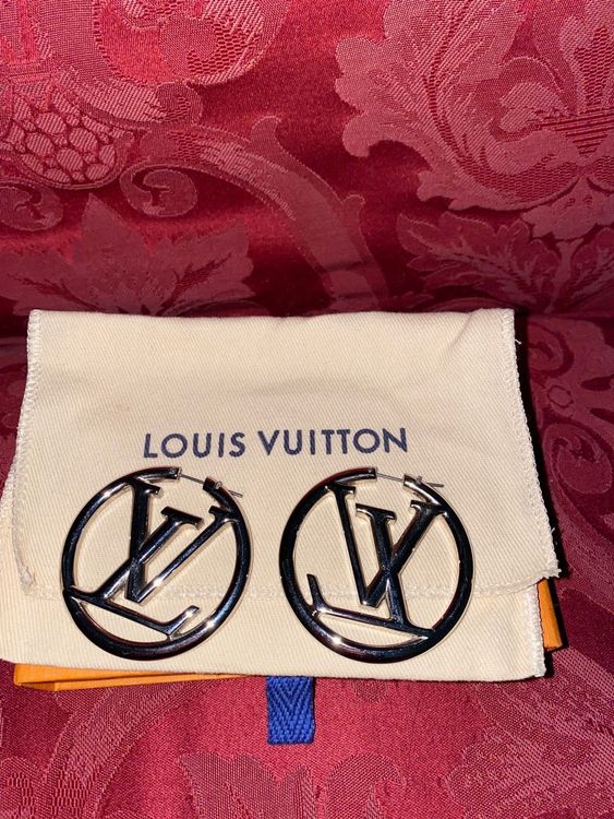 Louis Vuitton Louise Creolen GM Gold Ohrringe