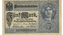 Berlin 5 Mark 01.08.1917 VZ-VZ+