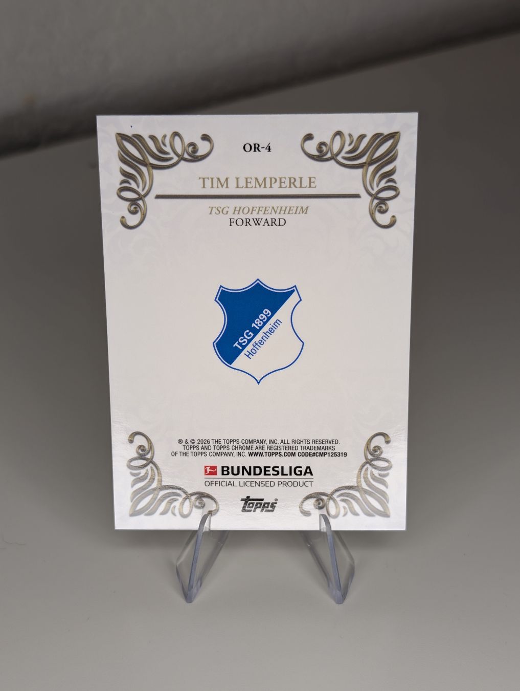 Topps Sammelbilder & Trading cards: Tim Lemperle TSG Hoffenheim Topos Chrome BL – Neu (gemäss Beschreibung) aus Hunzenschwil von BRPCards 1