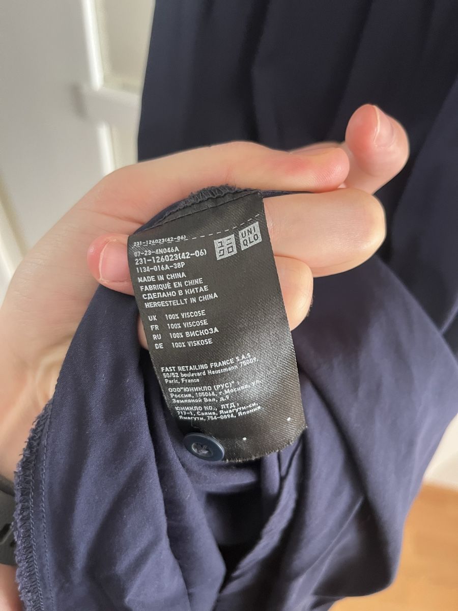 Uniqlo Vestiti: Uniqlo Kleid dunkelblau – Usato da Zürich venduto da Zielajestem 2