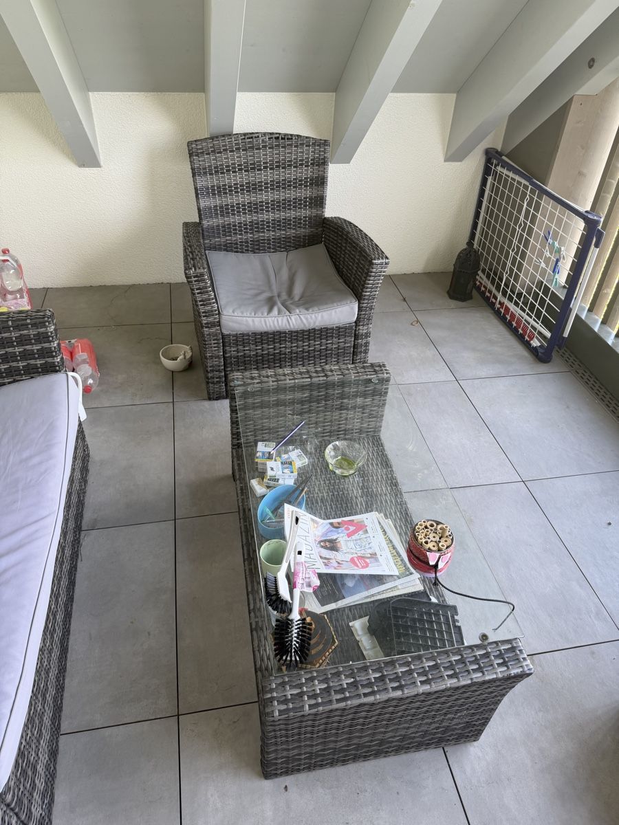 Poltrone: Contini Rattan Lounge Set Balkon  – Usato da Thalwil venduto da M.elghatit 1