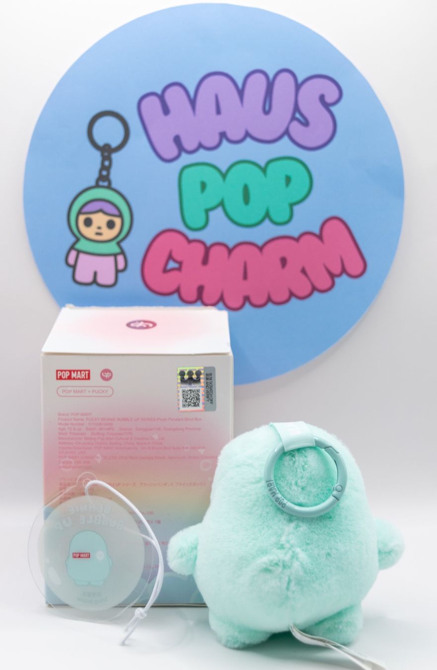 Pop Mart Statuette: POP MART PUCKY BEANIE Bubble Up Series SMUG BUBBLE – Nuovo e nell'imballaggio originale da Belmont-Lausanne venduto da HausPopCharm 1