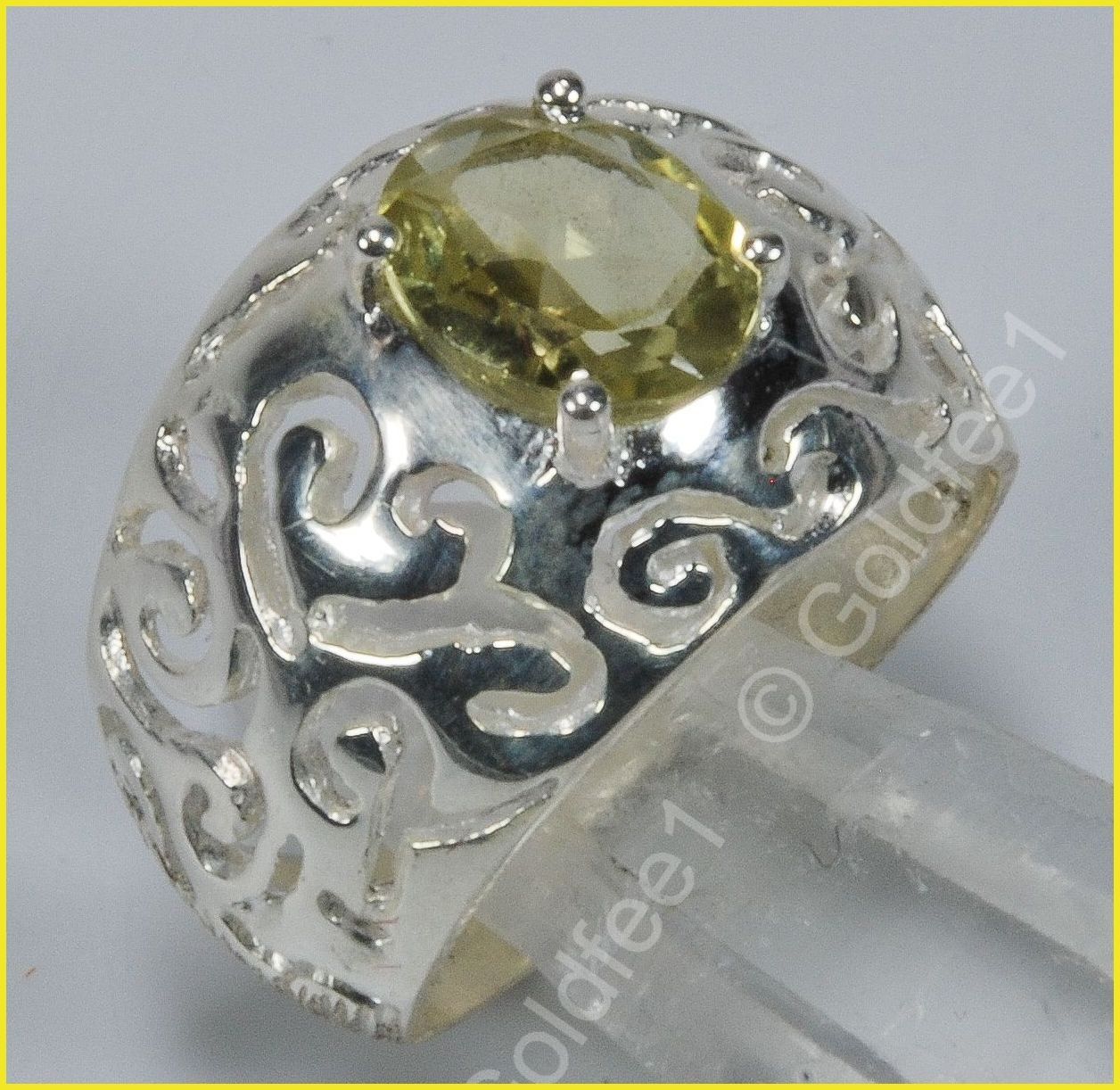 Anelli: CITRINE , Citrin Ring 925 Silber – Nuovo e nell'imballaggio originale da Oberglatt ZH venduto da Goldfee1 3