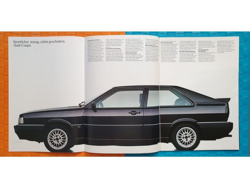 AUDI COUPE B2 1984 - Prospekt / Katalog | Kaufen auf Ricardo