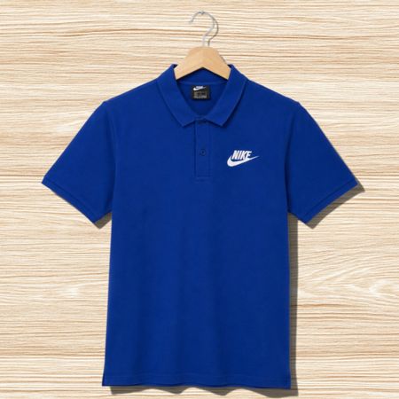 Polo Nike en coton bleu roi (Taille S / 100% Coton)