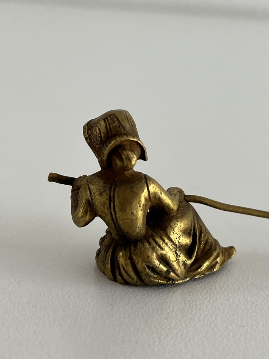 Statuette: 3 Stk. alte Figuren-Gruppe – Usato da Wetzikon ZH venduto da seli03 6