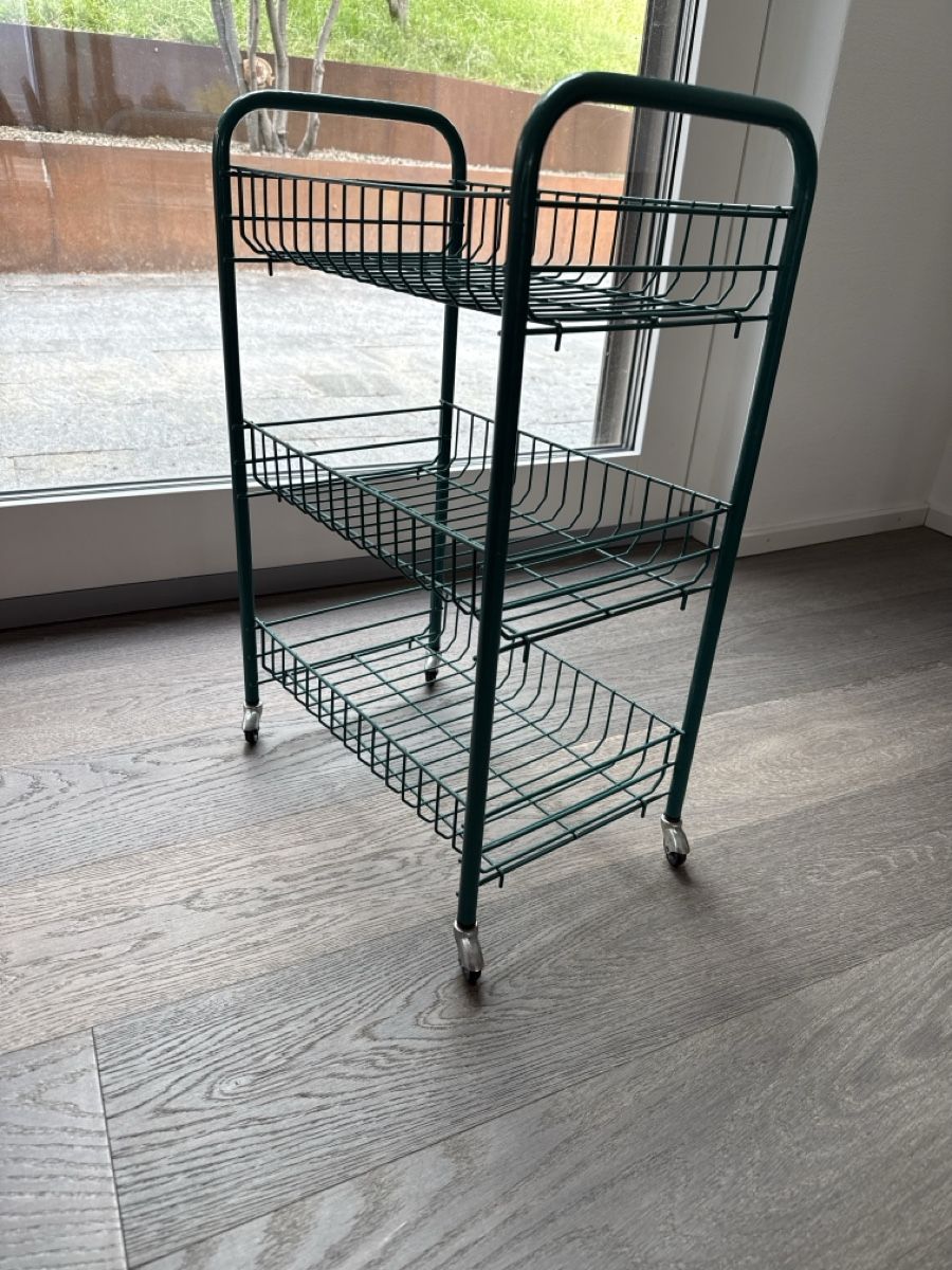 Scaffali: Schicke Rollregal mit 3 Körben - wenig gebraucht  – Usato da Euthal venduto da 99Antik 3