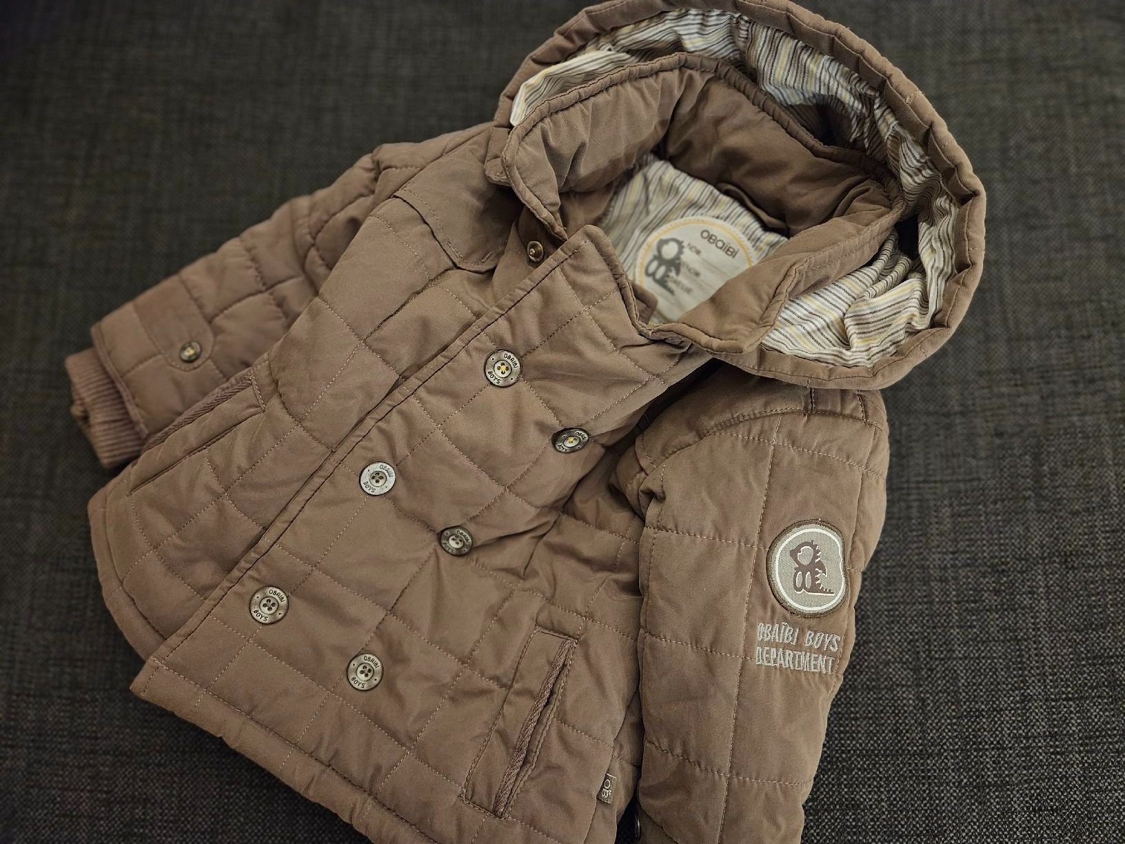 Okaidi Jacken & Mäntel: Jacke in taupe/hellbraun, 18Mt – Gebraucht aus Uetikon am See von Feuerlilie02 3