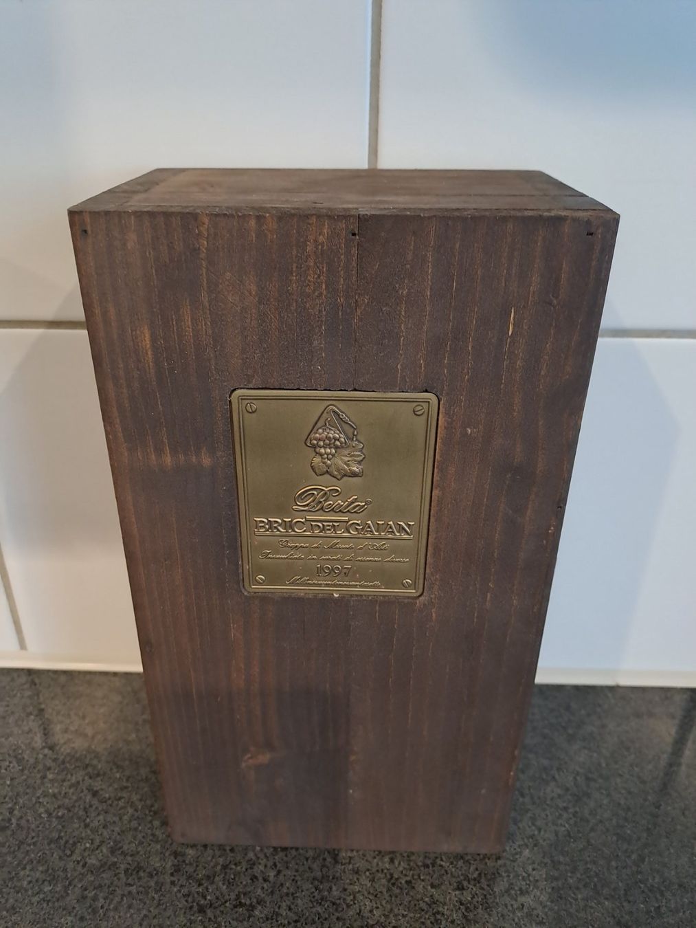 Berta Bevande alcoliche: Berta Grappa BRICDELGAIAN 1997 mit OHK – Nuovo e nell'imballaggio originale da Elsau venduto da Kellerraeumung 9