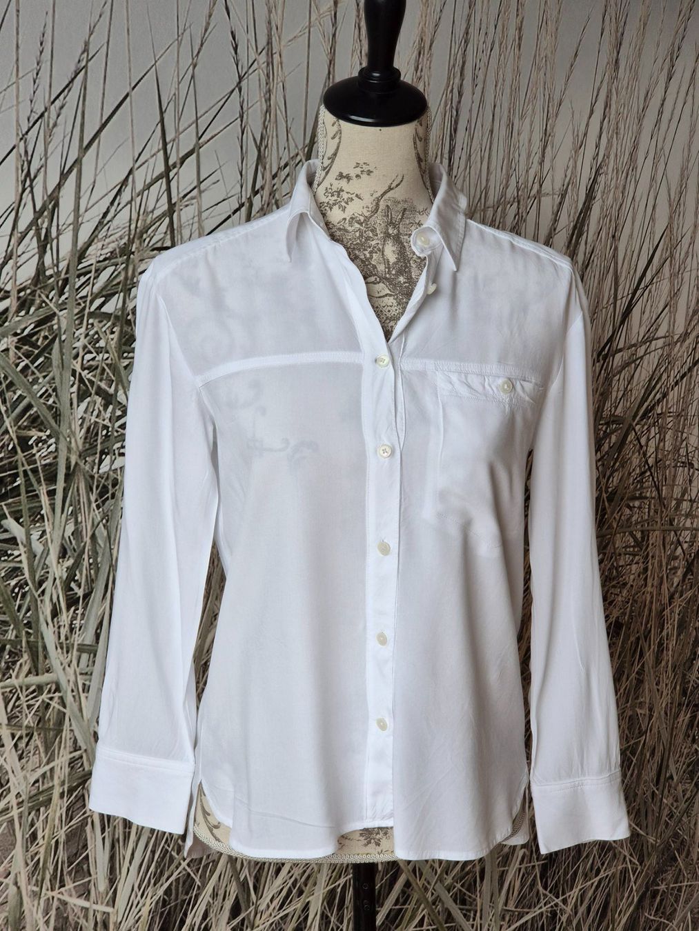 Benetton Camicette: Weisse Bluse von Benetton Gr.36 – Usato da Spiegel b. Bern venduto da brand06