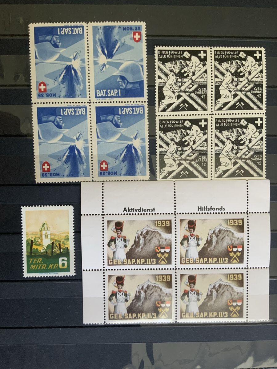Alle Briefmarken: Soldatenmarken – Neu (gemäss Beschreibung) aus Binningen von chr_cr5n
