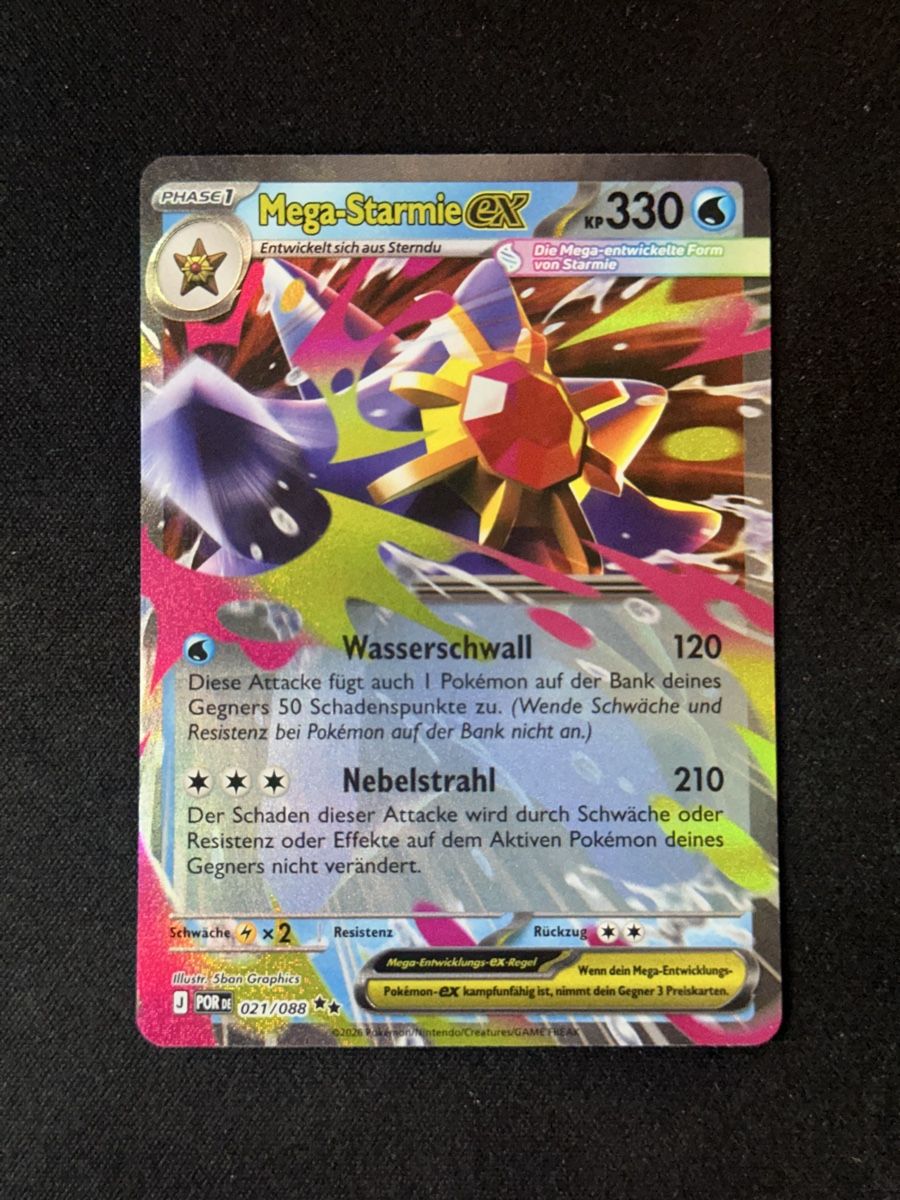 Pokémon Carte collezionabili: Mega Starmie ex 021/088 Perfect Order – Nuovo (secondo la descrizione) da Wil SG venduto da shinycardboard