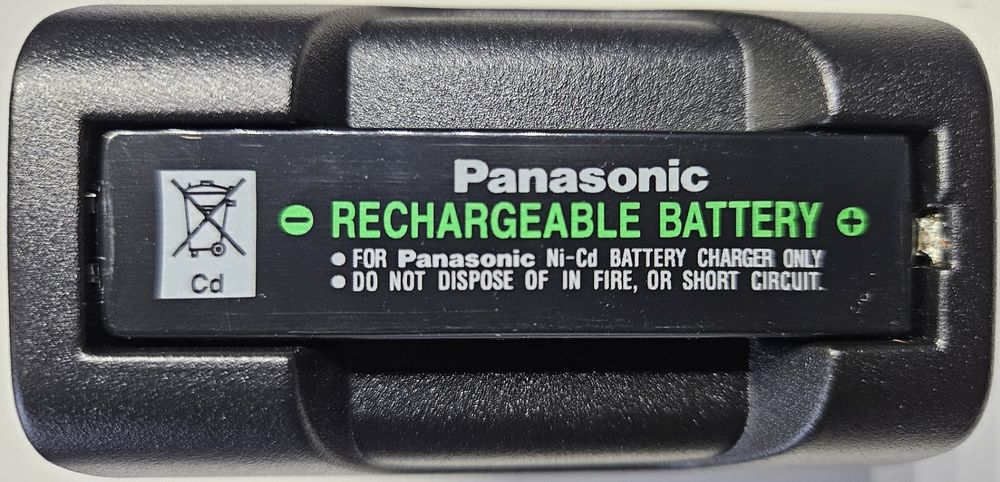 Panasonic Ni-Cd Battery Charger + NiCd Battery 1,2V 600mAh (Gebraucht ...