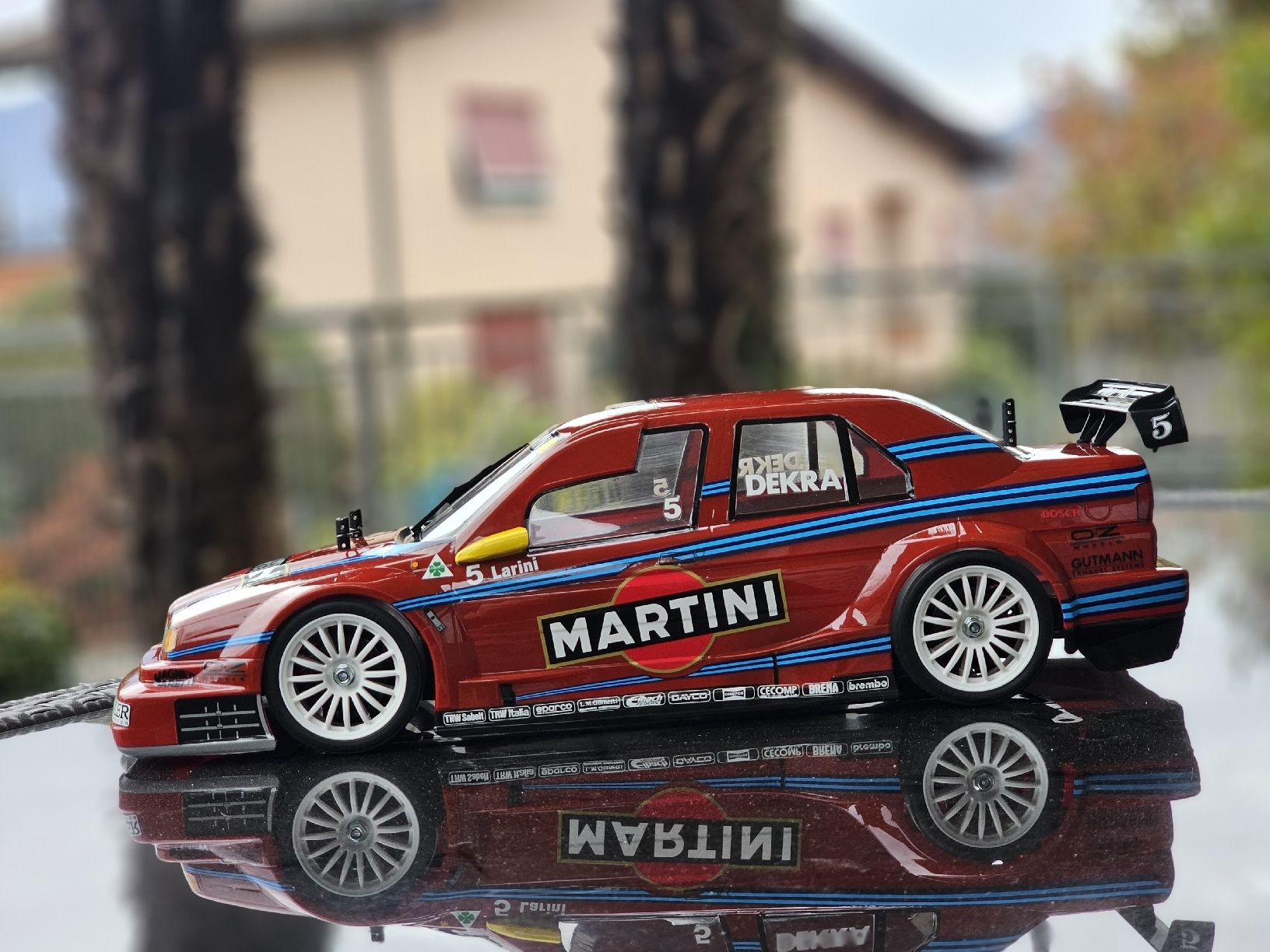 Tamiya RC Modellbau: Tamiya Alfa Romeo 155 – Neu (gemäss Beschreibung) aus Novazzano von Burki.65