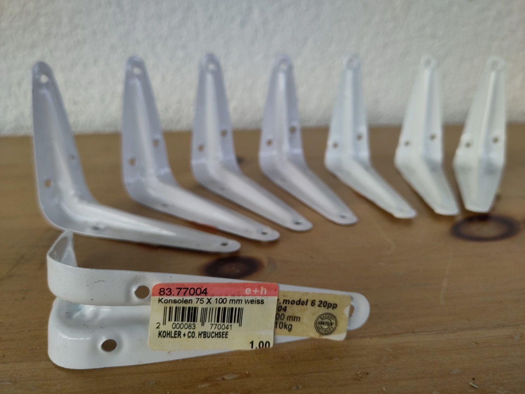Ferramenta: Konsolen weiss lackiert – Nuovo (secondo la descrizione) da Balsthal venduto da oli74 1