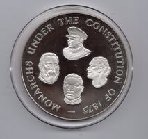 (1456) Tonga, 20 Pa'anga 1975, 100 Jahre Constitution, pp