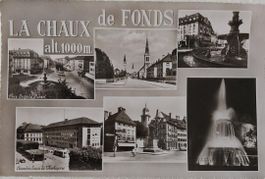 LA  CHAUX-DE-FONDS  -  Multi-Vues  -  1955