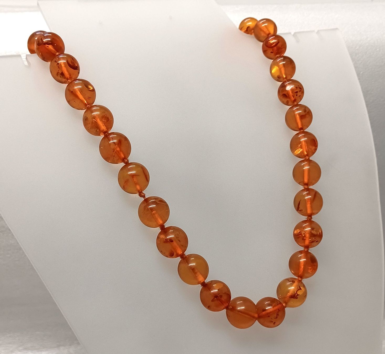 Catenine: 💎 Wunderschöne Bernstein-Kugel Kette – Nuovo (secondo la descrizione) da Matzingen venduto da zingana 1