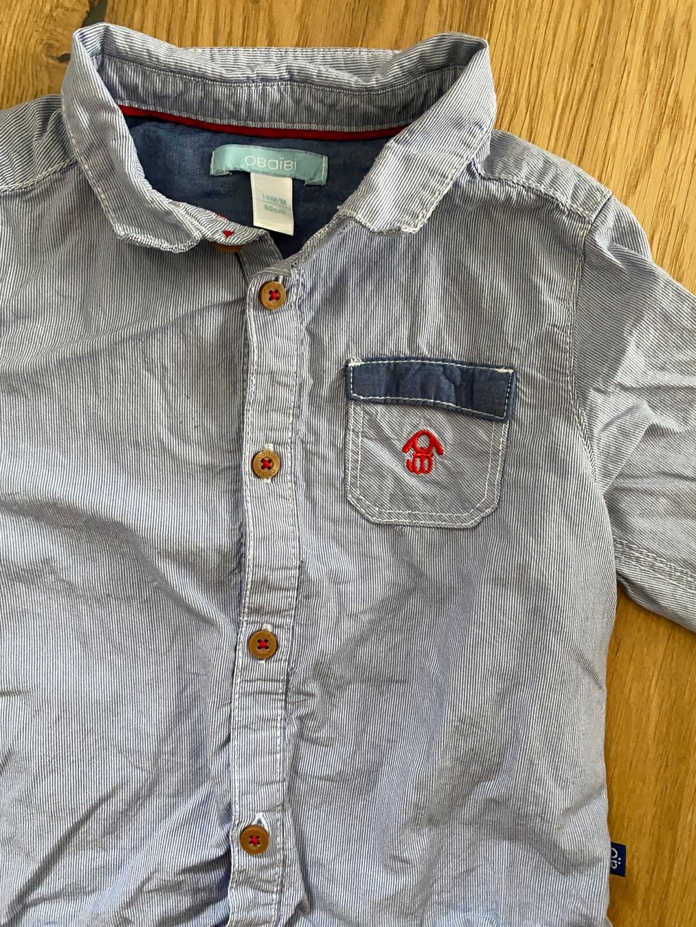 Okaidi Camicie, T-shirt & Polo: Obaibi Hemd Baby Boys Grösse 80 – Usato da Einsiedeln venduto da PaedeK84 2